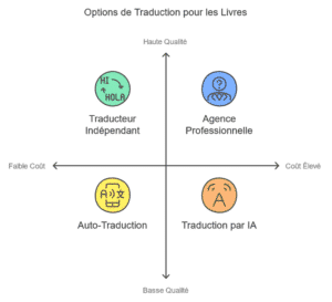 Options de traduction du livre : avantages et inconvénients