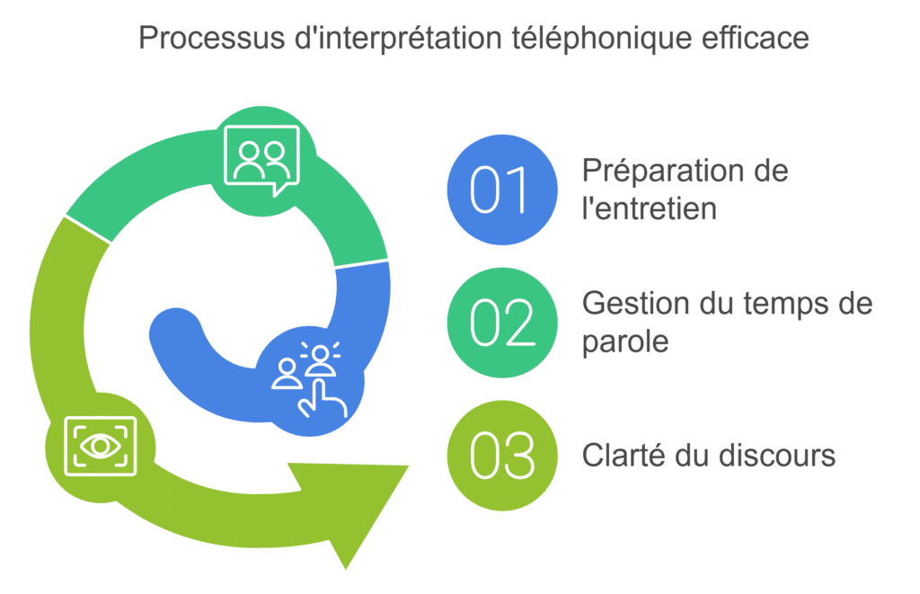 Processus interprétariat téléphonique efficace 