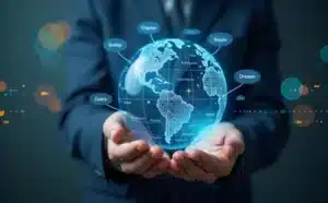 Globe avec des langues