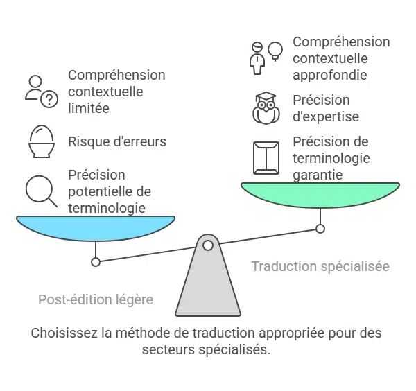 Domaines spécialisés post-édition