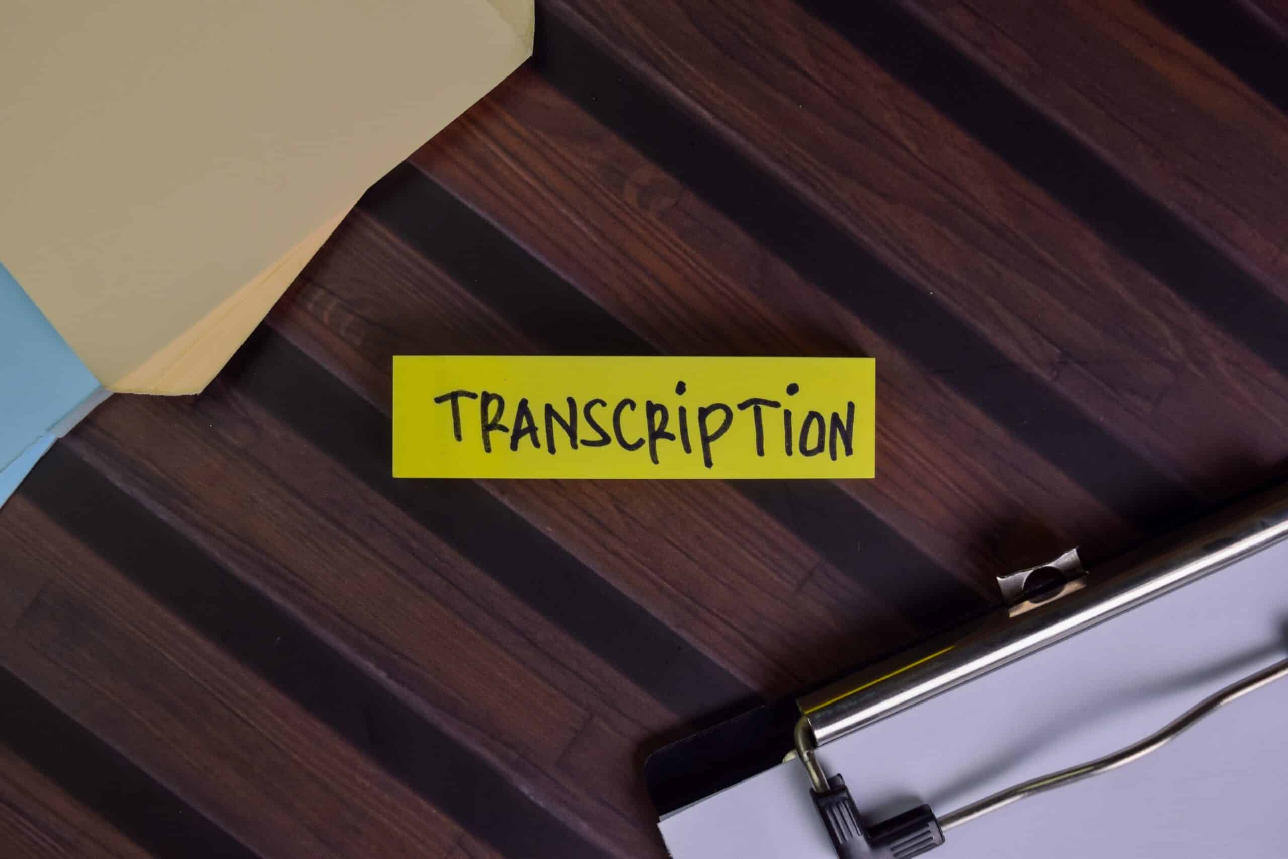 audio transcription service