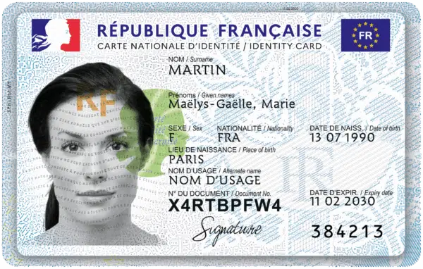 traduction assermenté carte d'identité