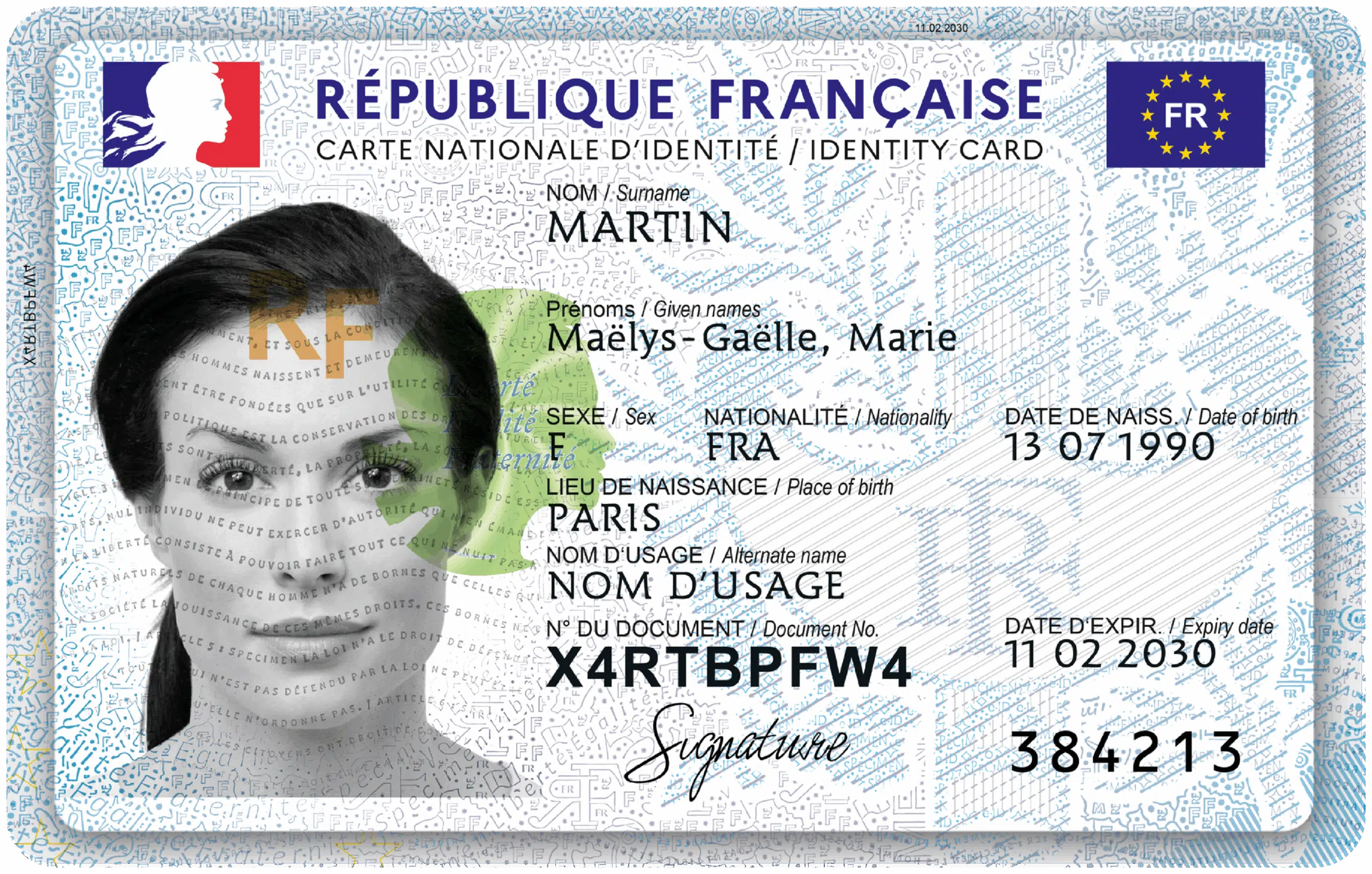 traduction assermenté carte d'identité