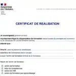 traduction assermentée d'attestation de formation