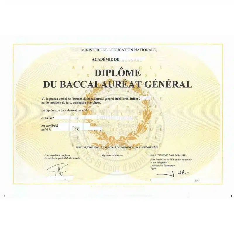 traduction assermentée diplôme