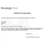 traduction assermentée certificat de scolarité