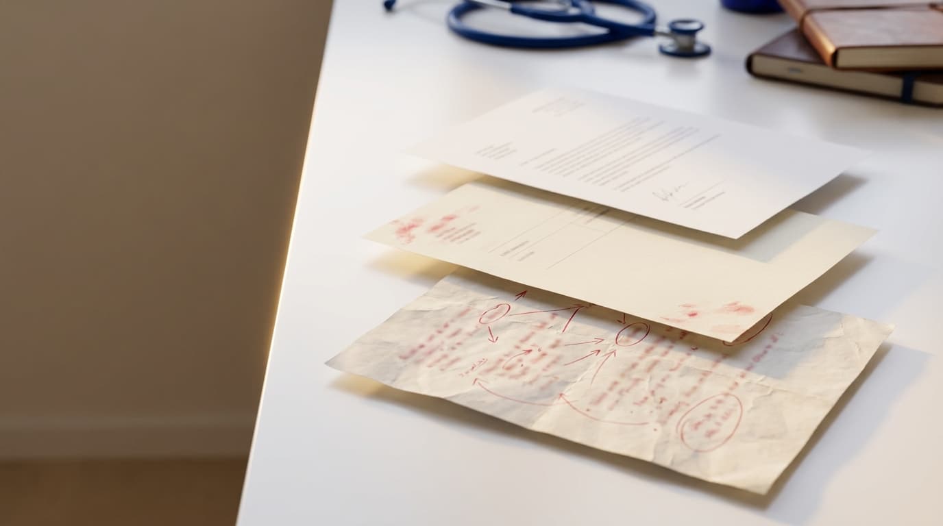 Trois brouillons successifs d’une traduction médicale, du brut au final : la méthode des trois brouillons